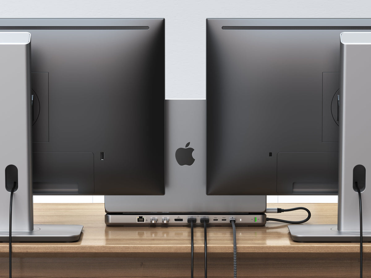 Dynamic Duo: Transform Your MacBook Experience with the M3 Air and Dual Dock Stand 