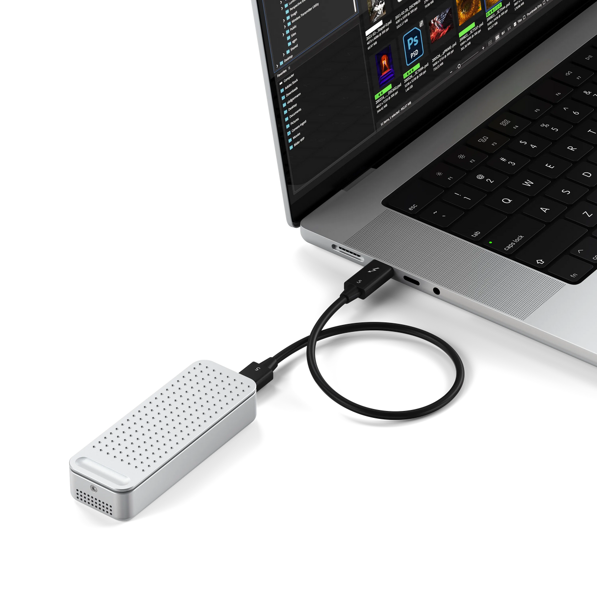 DotDisk™ 80Gbps SSD Enclosure Satechi Silver