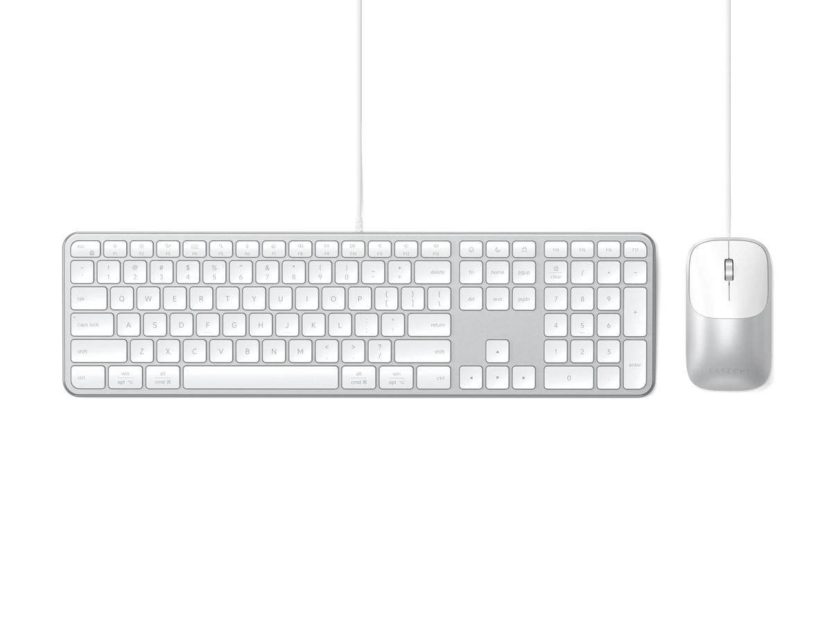 Slim CLX3 Wired Combo Satechi Silver