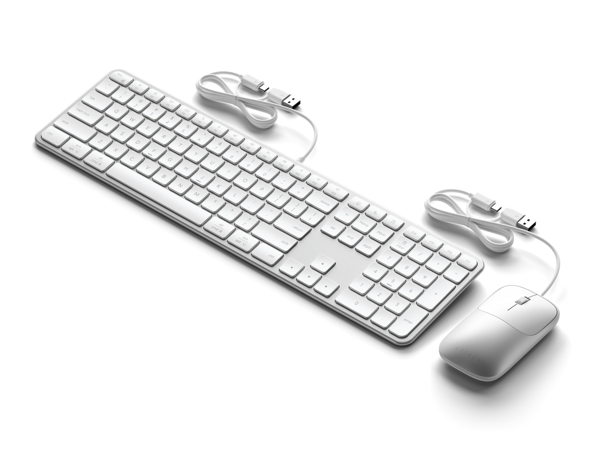 Slim CLX3 Wired Combo Satechi Silver