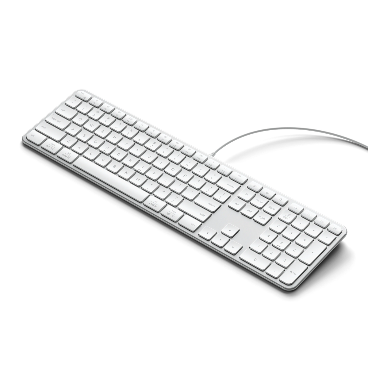 Slim LX3 Wired Keyboard Satechi Silver
