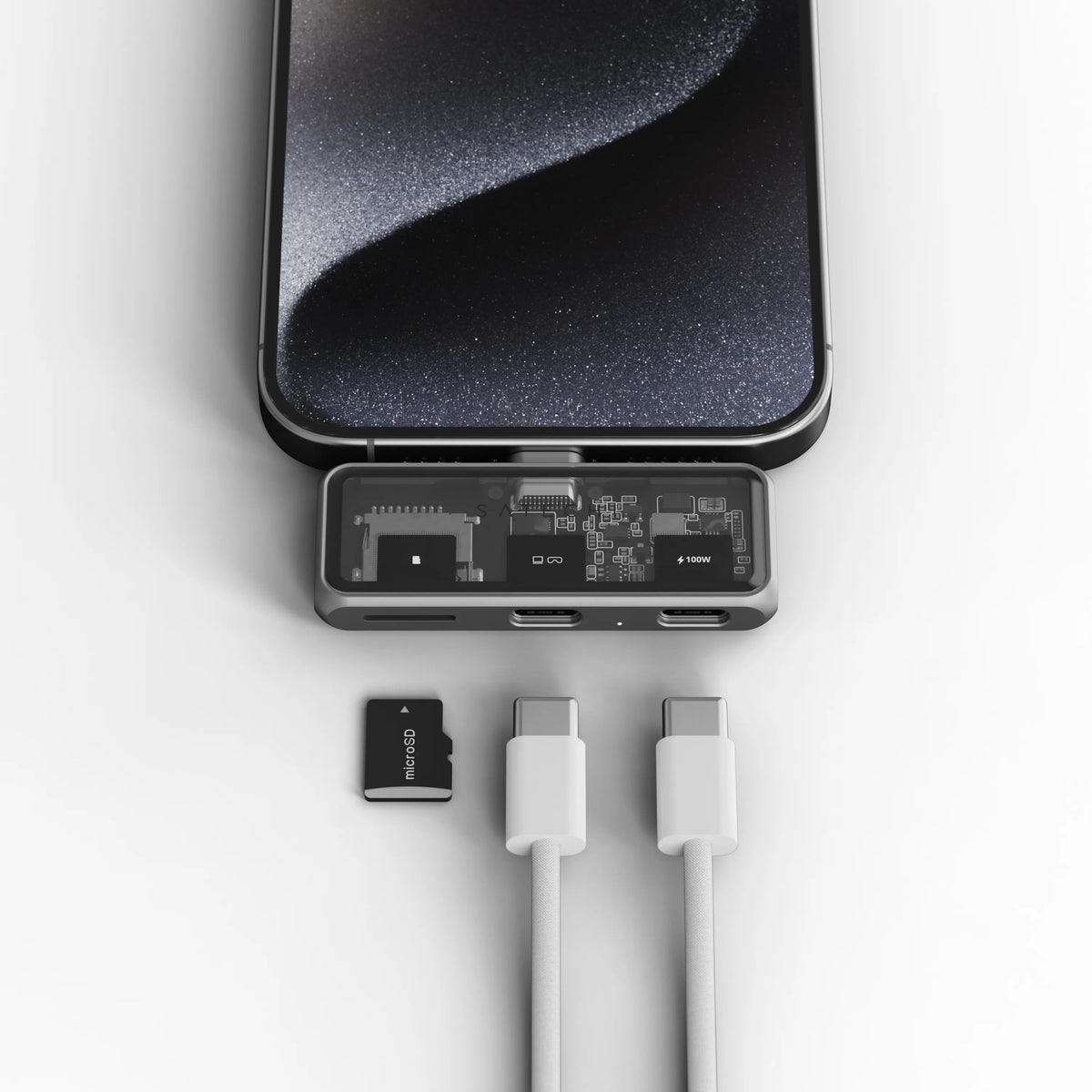 Mobile XR Hub with microSD Reader