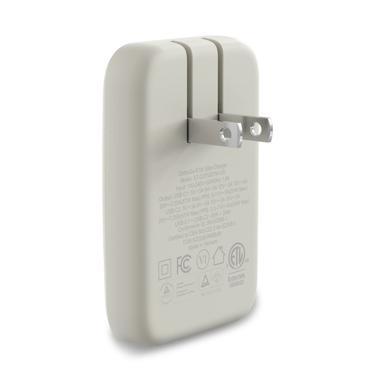 OntheGo™ 67W Slim Wall Charger Satechi Sand