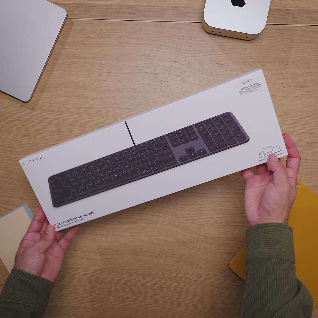 Slim LX3 Wired Keyboard Satechi Space Black
