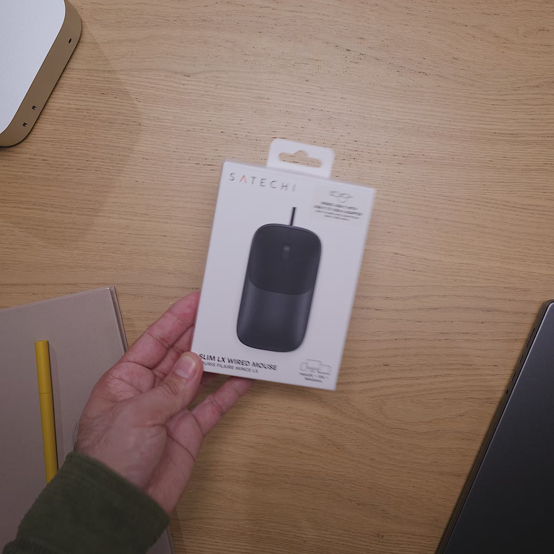 Slim LX Wired Mouse Satechi Silver