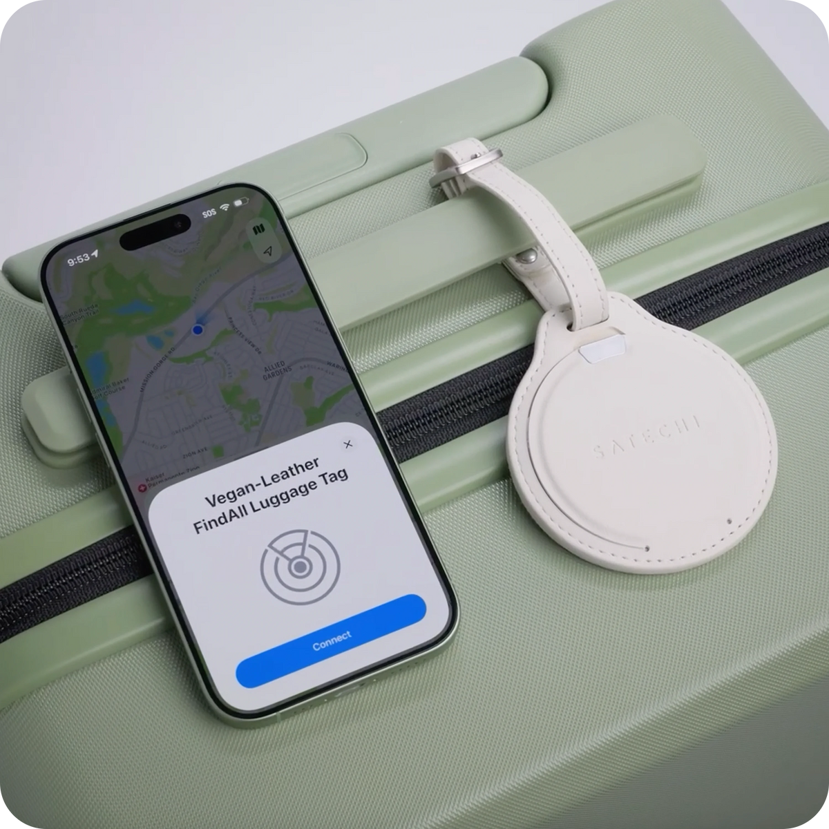 Vegan-Leather FindAll™ Luggage Tag Satechi Sand