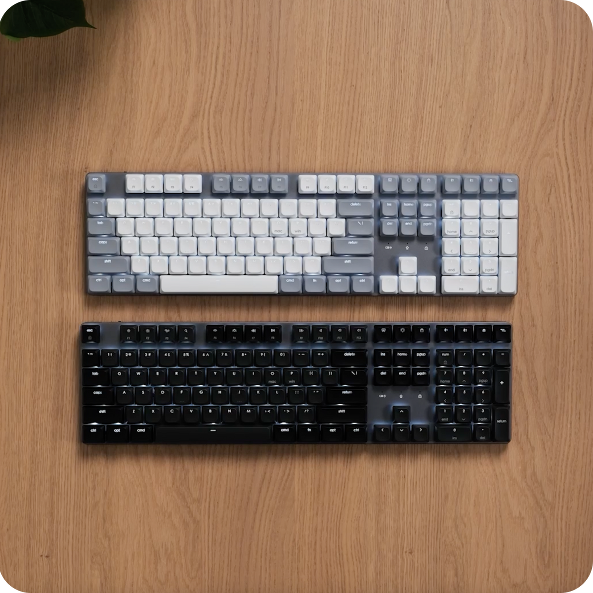 SM3 Slim Mechanical Backlit Bluetooth Keyboard Satechi Dark