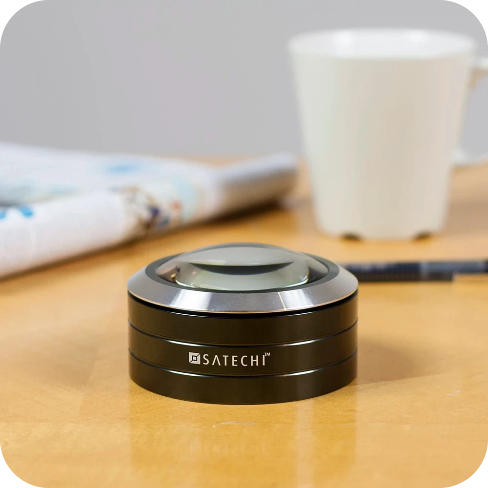 ReadMate LED Desktop Magnifier Desktop Satechi Black