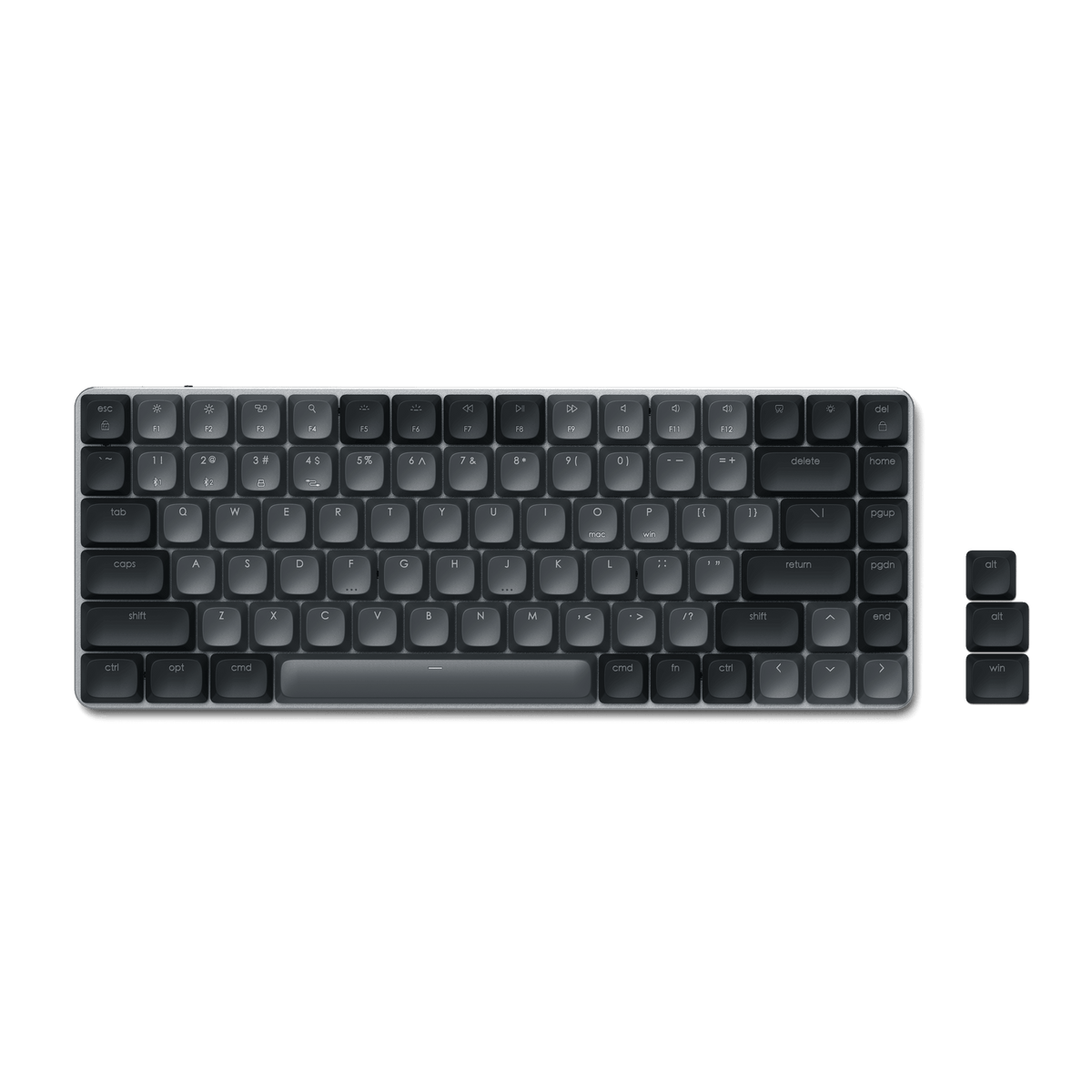 SM1 Slim Mechanical Backlit Bluetooth Keyboard Satechi Dark