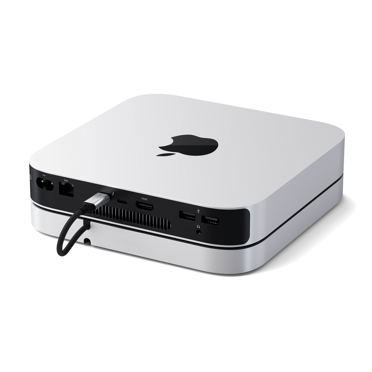 Support et concentrateur pour Mac Mini / Studio avec boîtier SSD NVMe
