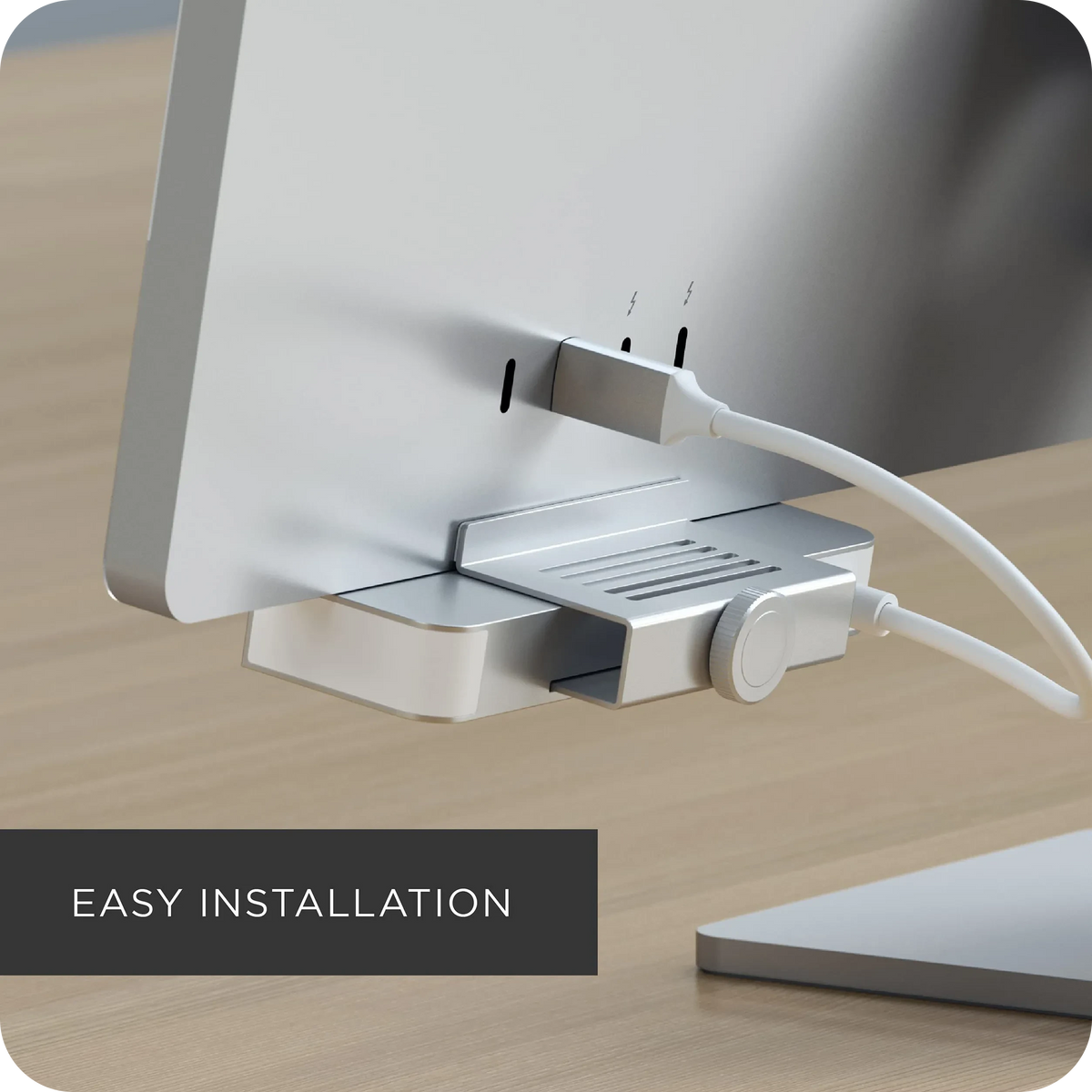USB-C Clamp Hub for 24-inch iMac Hubs Satechi Silver