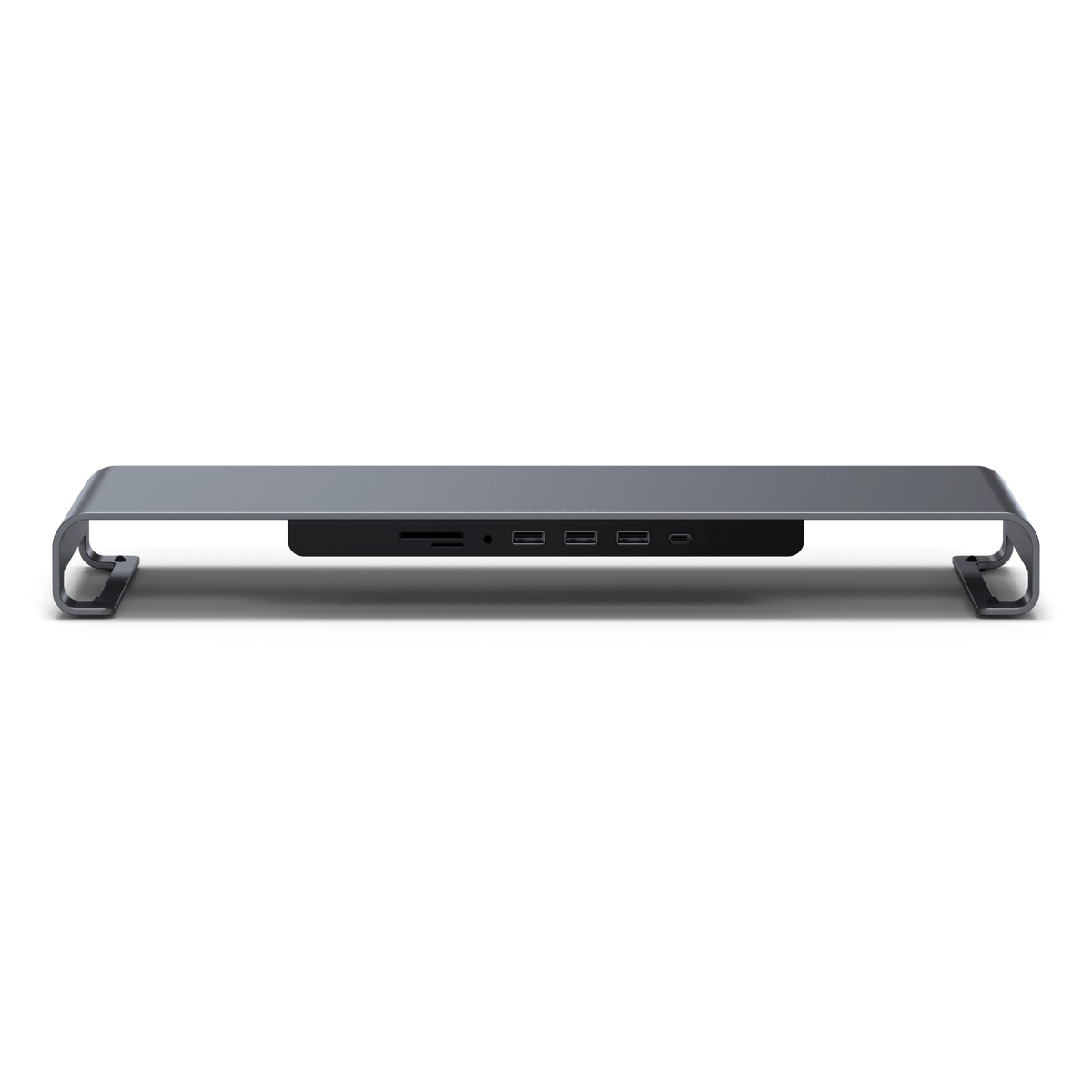 Satechi usb-c monitor stand hub xl space grey