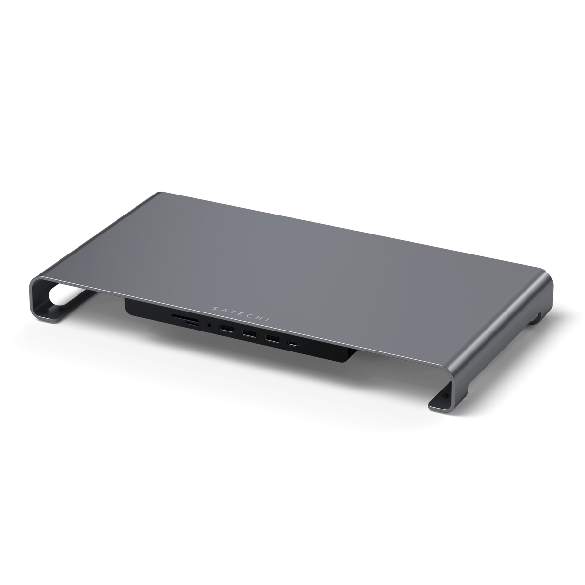 Satechi usb-c monitor stand hub xl space grey