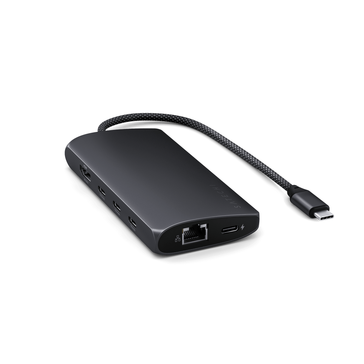 USB-C Multiport Adapter 8K With Ethernet V3 Satechi Midnight