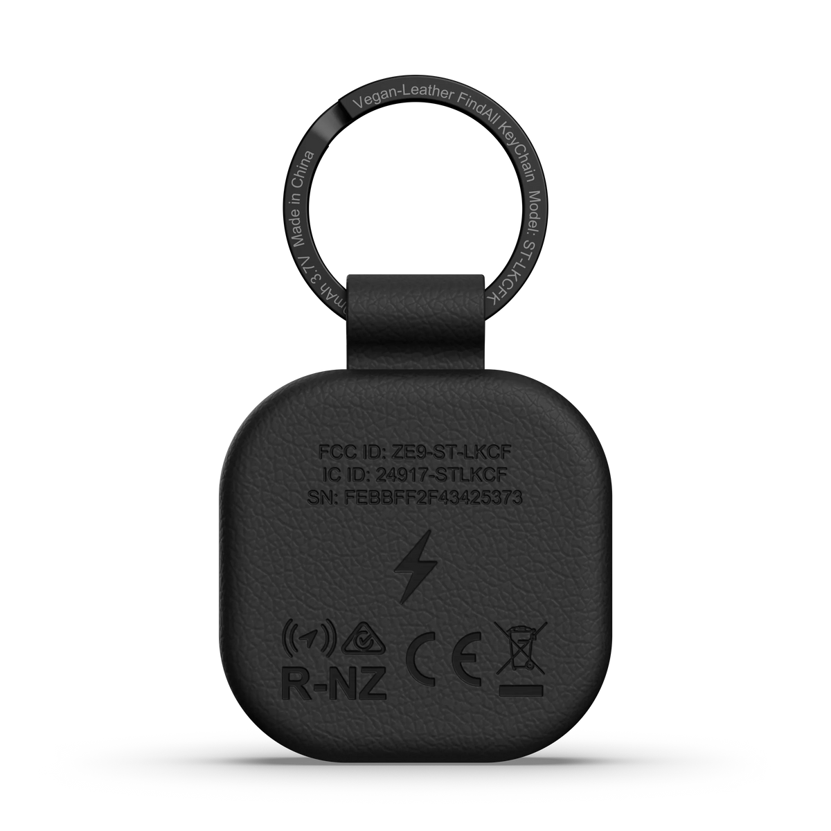 Vegan-Leather FindAll™ Keychain Satechi Black