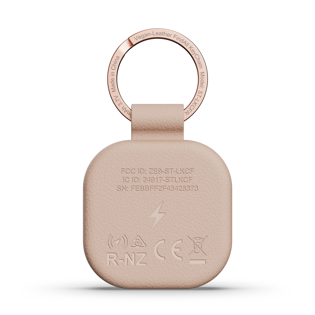 Vegan-Leather FindAll™ Keychain Satechi Desert Rose