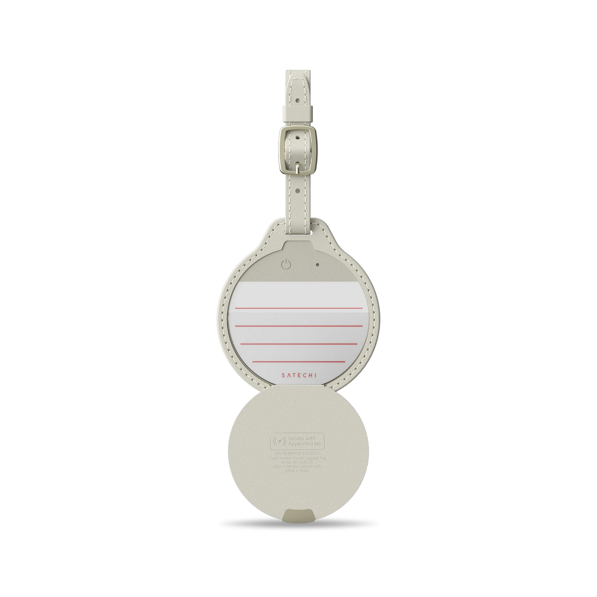 Vegan-Leather FindAll™ Luggage Tag Satechi Sand 