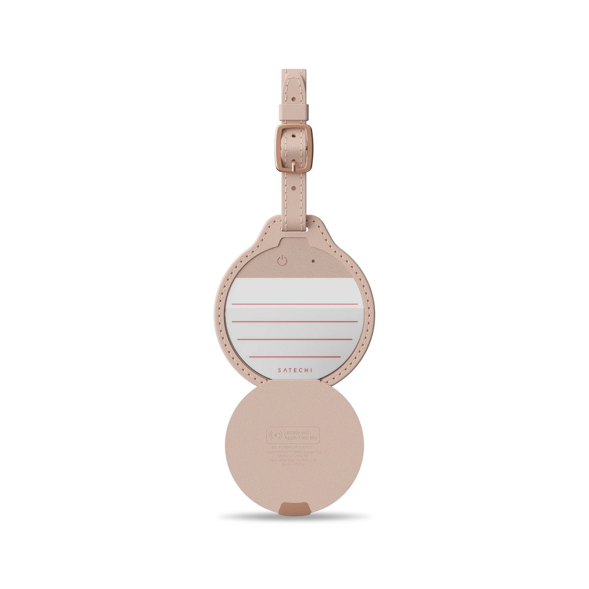Vegan-Leather FindAll™ Luggage Tag Satechi Desert Rose