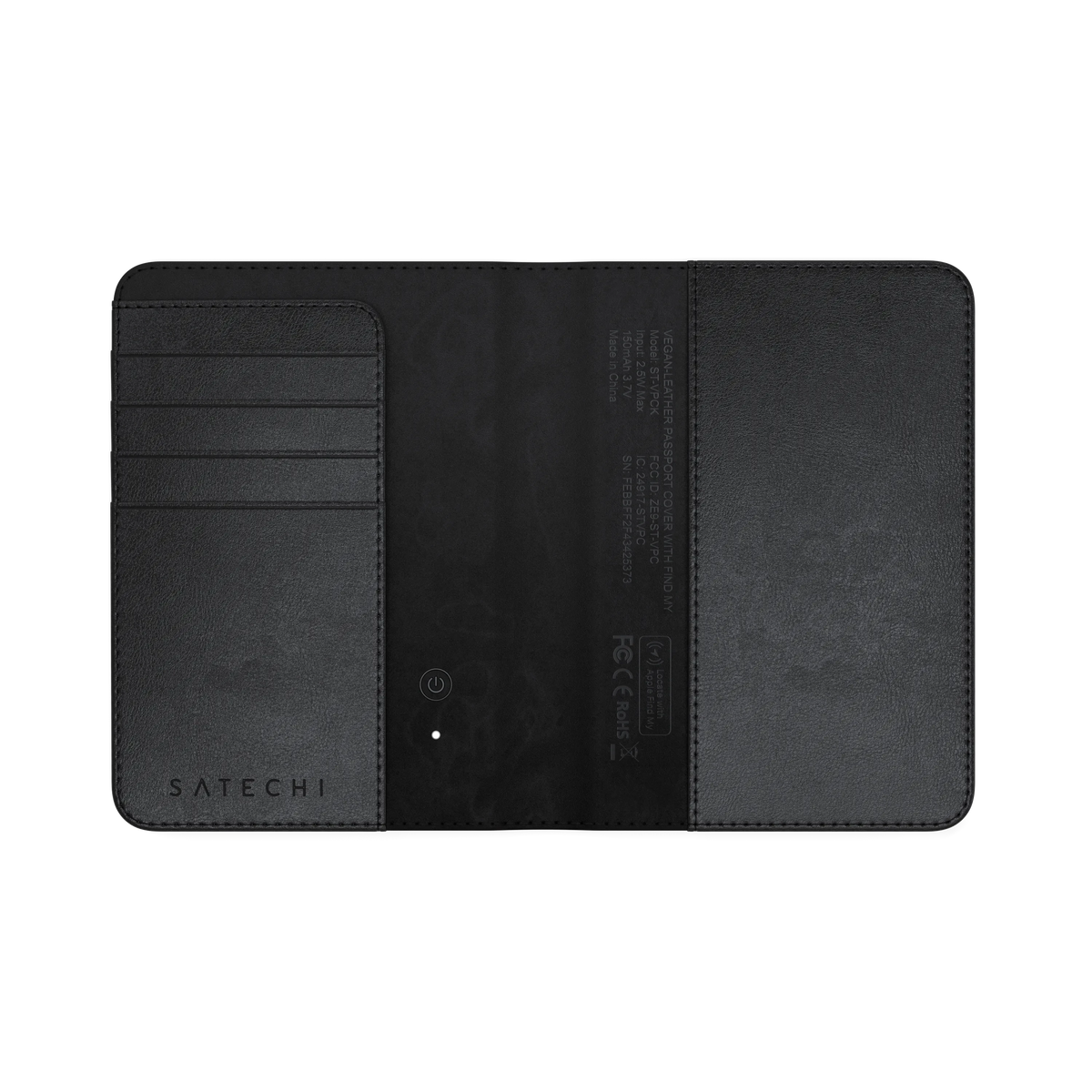 Vegan-Leather FindAll™ Passport Cover Satechi Black
