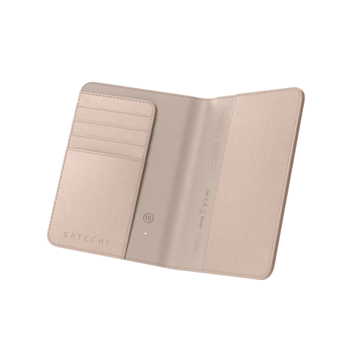 Vegan-Leather FindAll™ Passport Cover Satechi Desert Rose