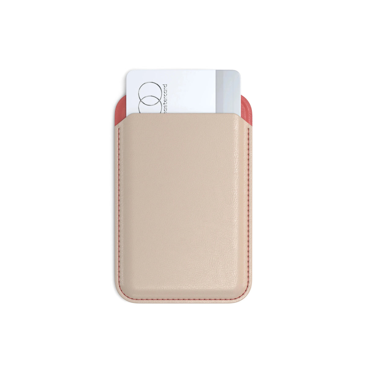 Vegan-Leather Magnetic Wallet Stand Satechi Coral Pink