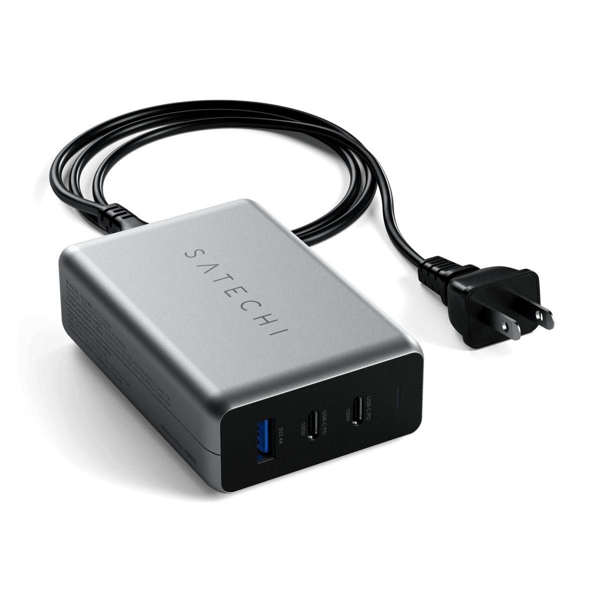 100W USB-C PD Compact GaN Charger Wall Chargers Satechi US