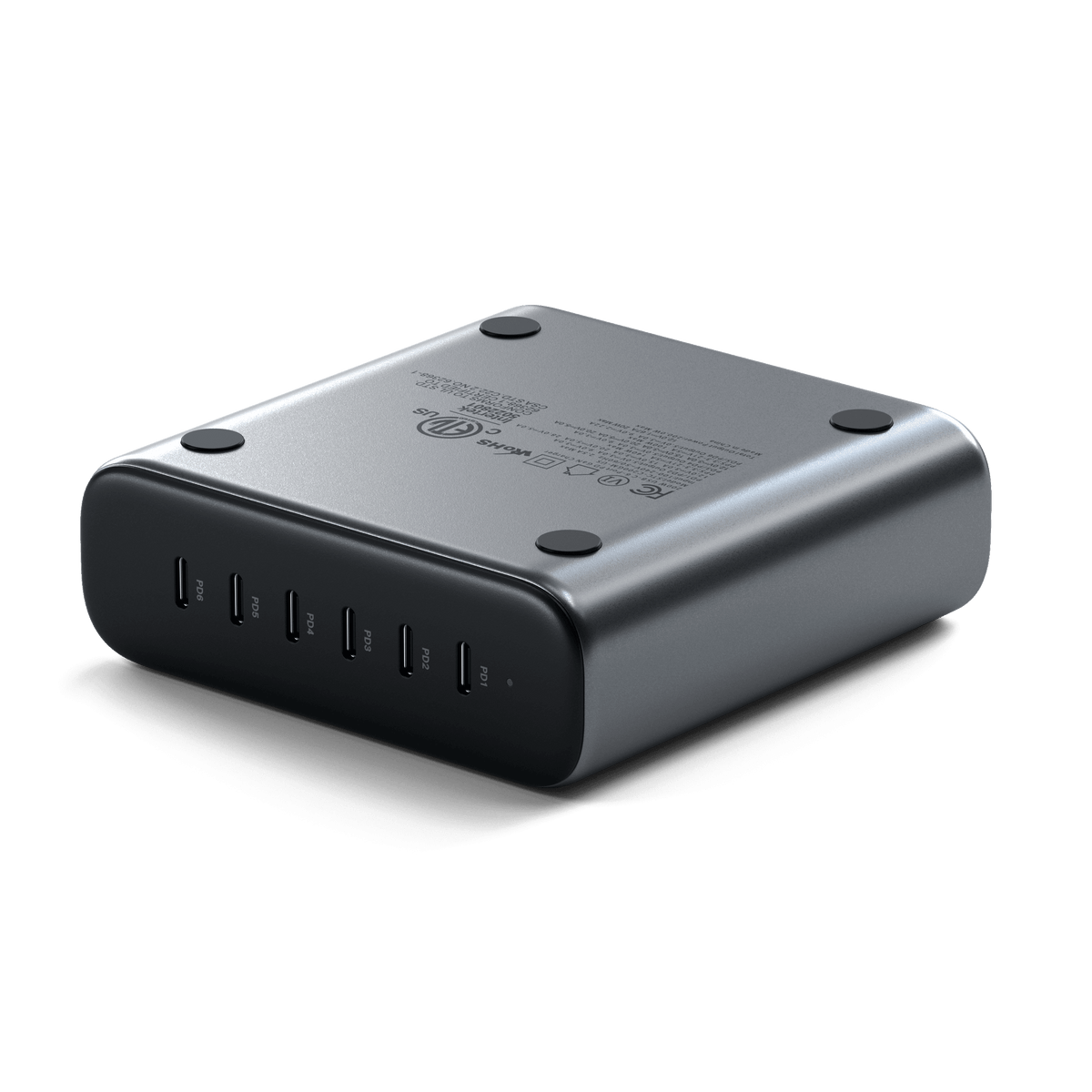 200W USB-C 6-Port GaN Charger Charging Stations Satechi UK