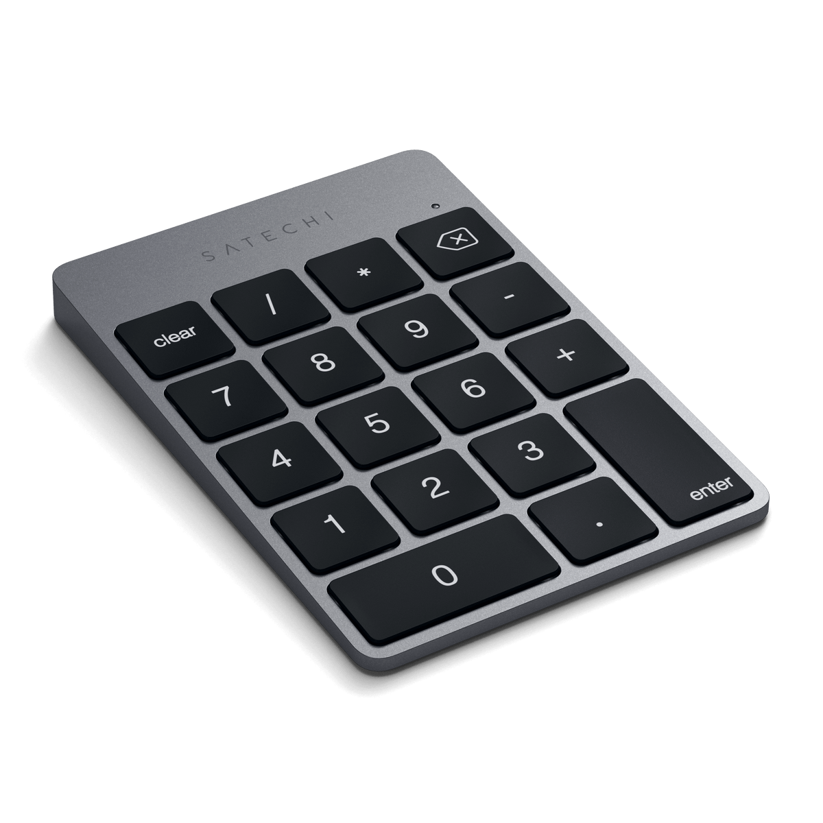 Aluminum Slim Rechargeable Bluetooth Keypad Satechi Space Gray