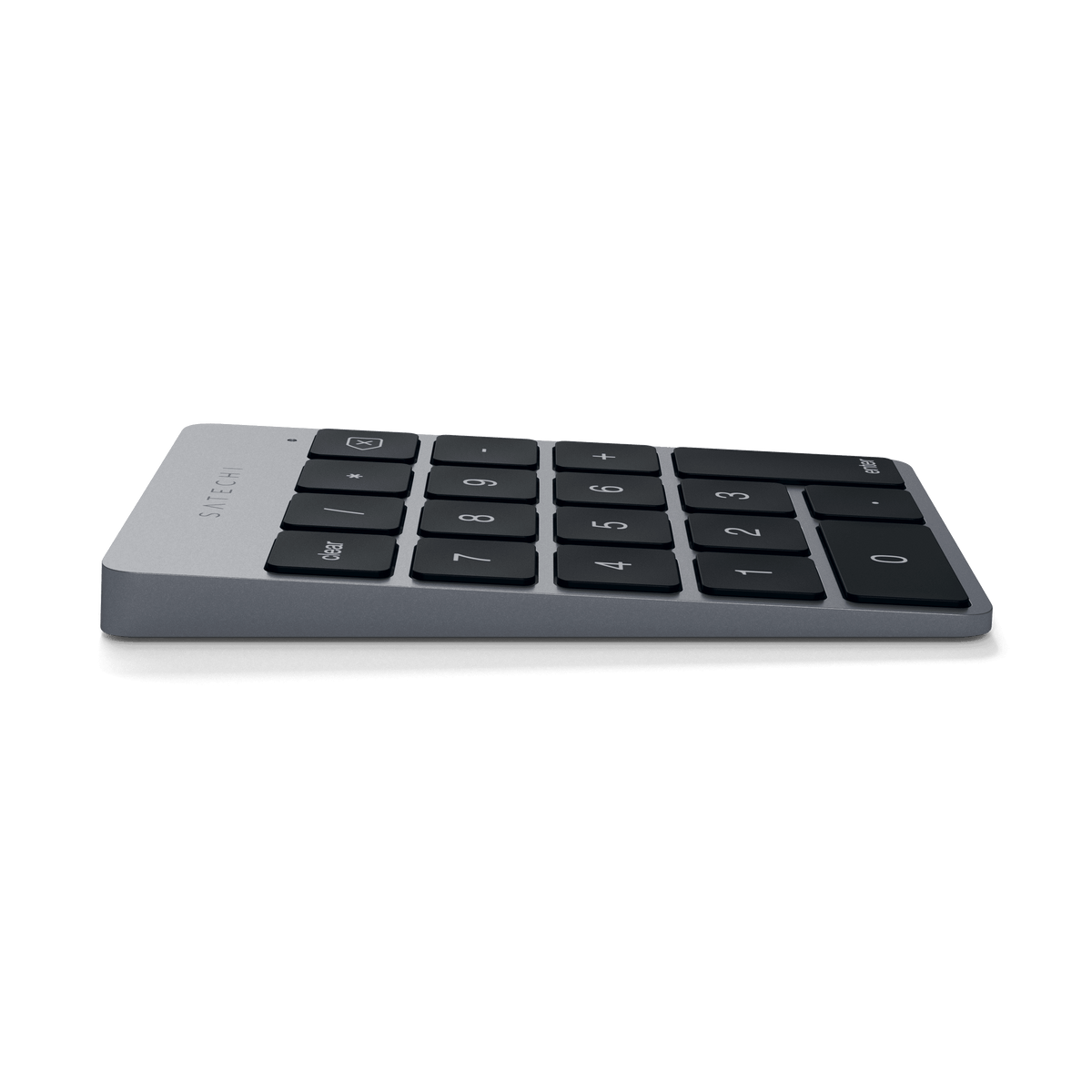 Aluminum Slim Rechargeable Bluetooth Keypad Satechi Space Gray