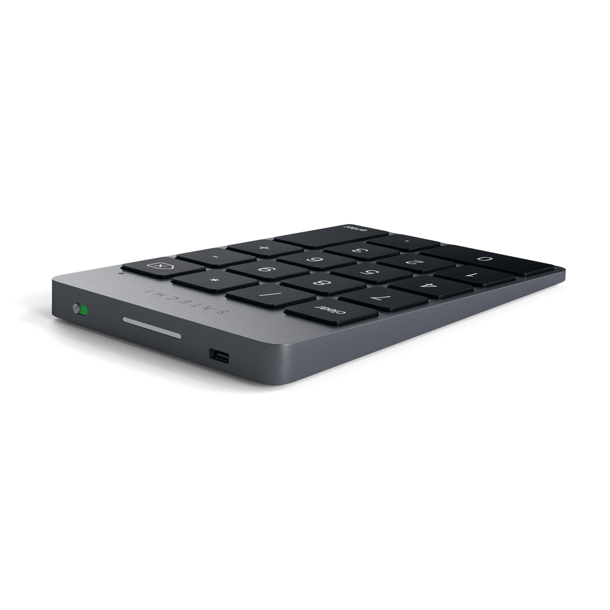Aluminum Slim Rechargeable Bluetooth Keypad Satechi Space Gray