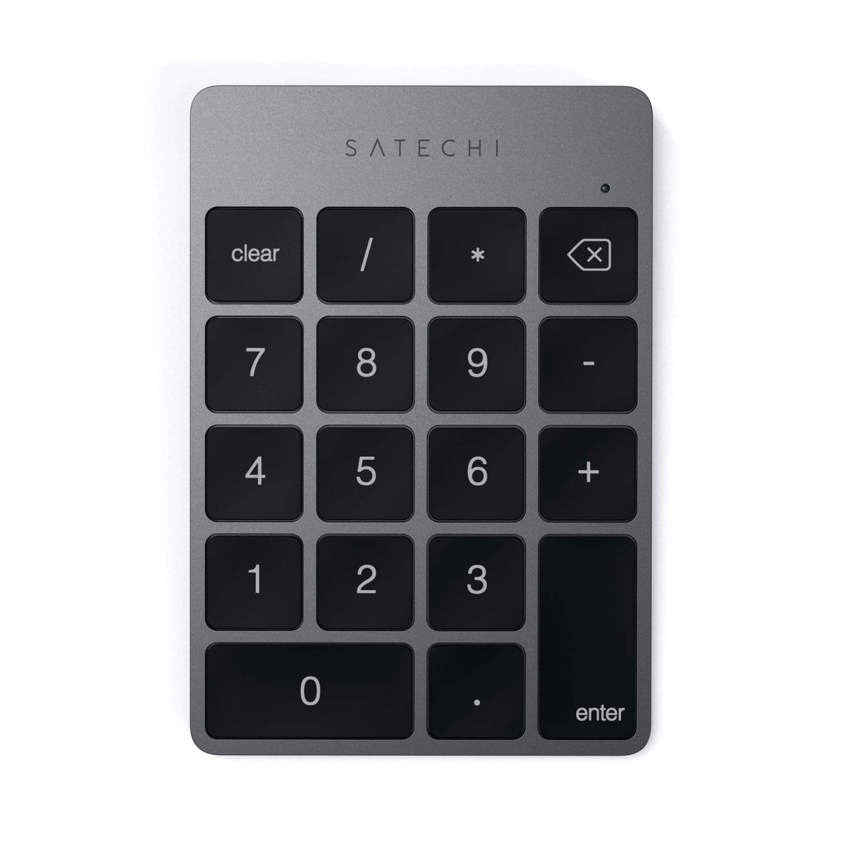 Aluminum Slim Rechargeable Bluetooth Keypad Satechi Space Gray