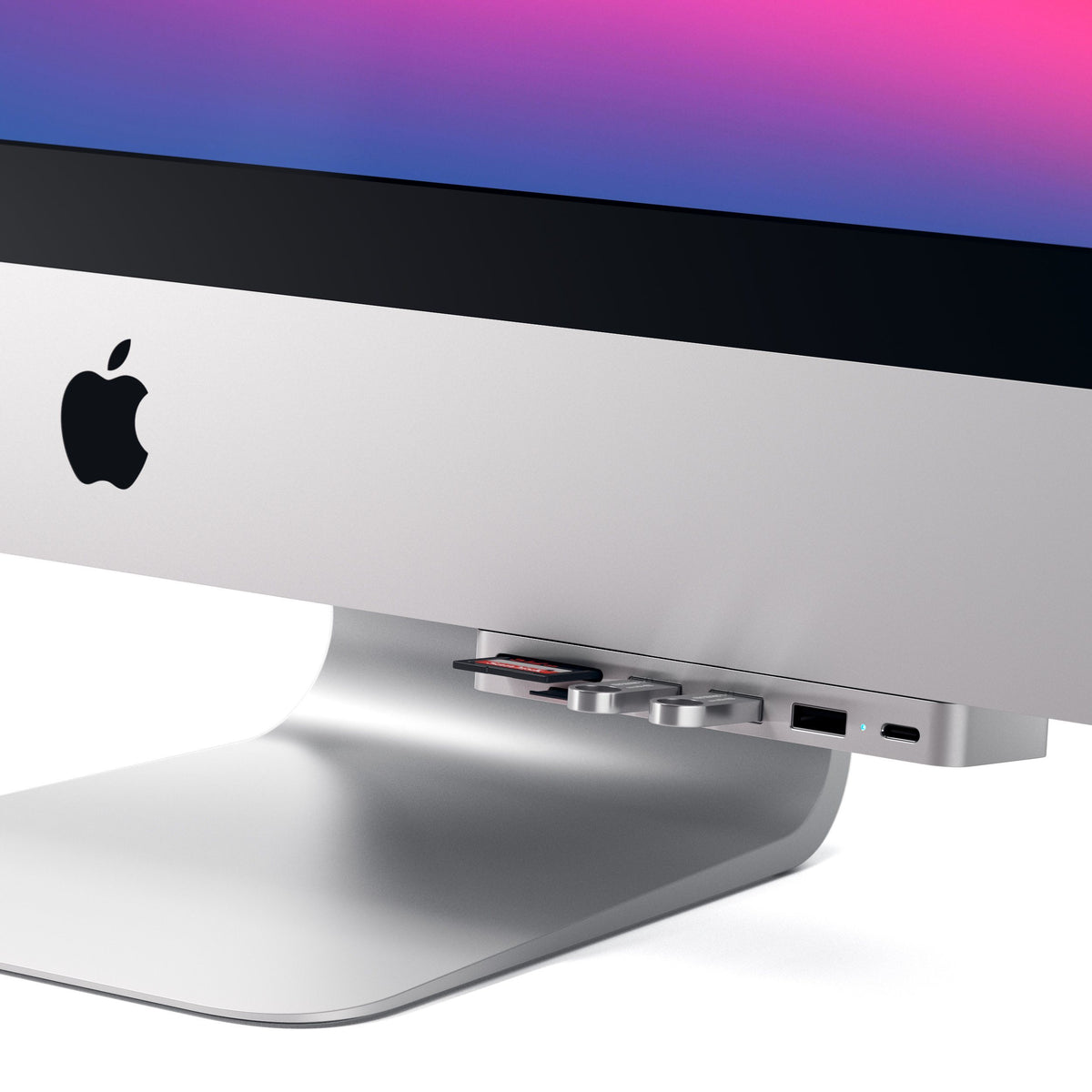 Aluminum Type-C Clamp Hub Pro Hubs Satechi Silver