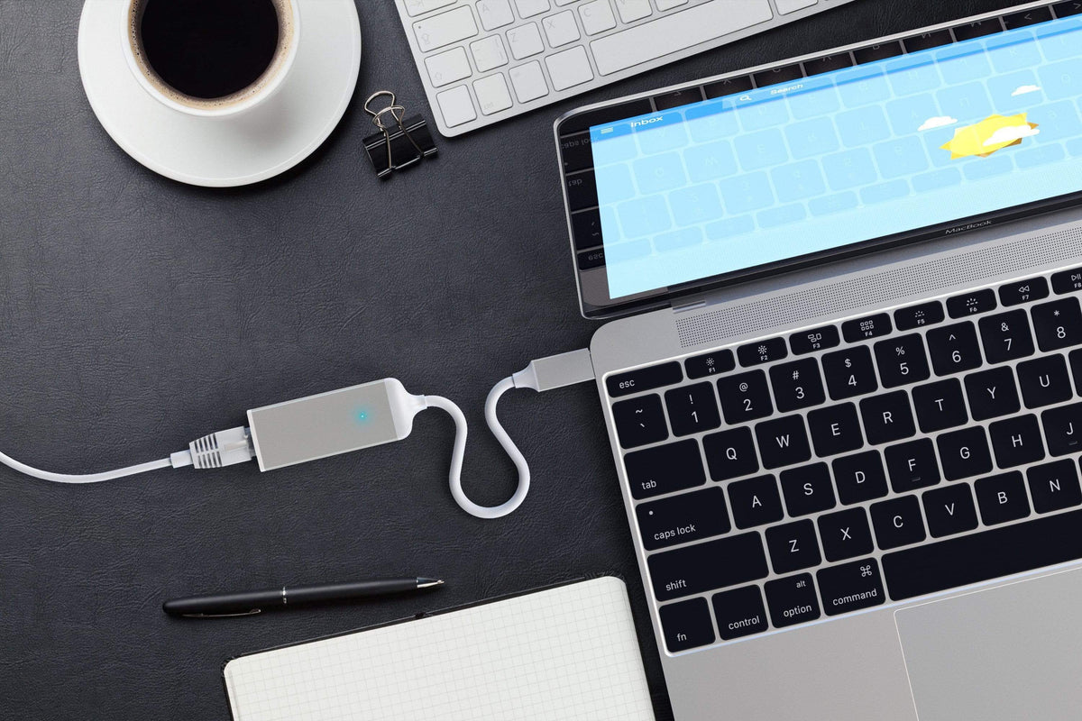 Aluminum Type-C to Gigabit Ethernet Adapter Adapters Satechi Silver