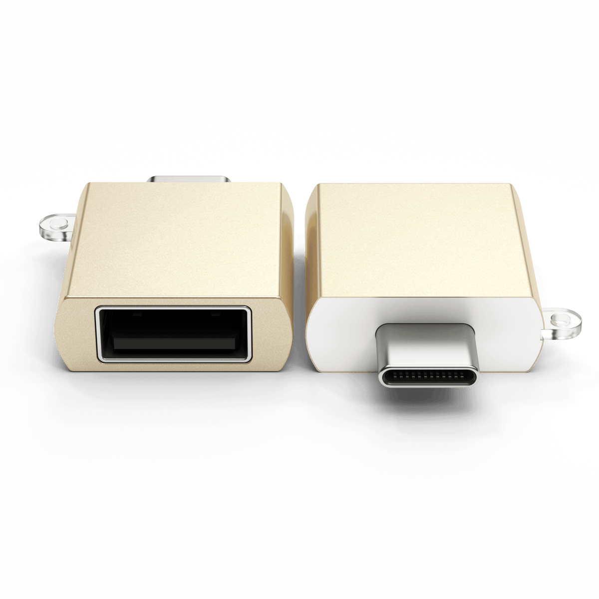 Aluminum USB-C to USB-A 3.0 Adapter Adapters Satechi Gold