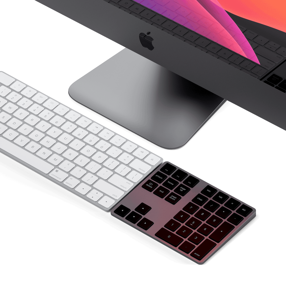 Bluetooth Extended Keypad Keypads Satechi Space Gray