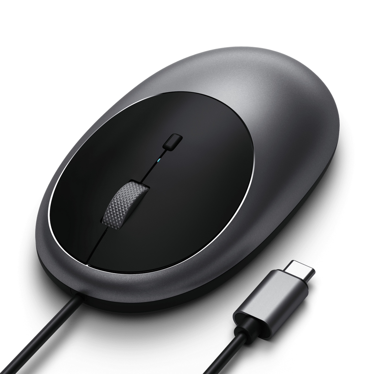 C1 USB-C Wired Mouse Mice Satechi Space Gray 