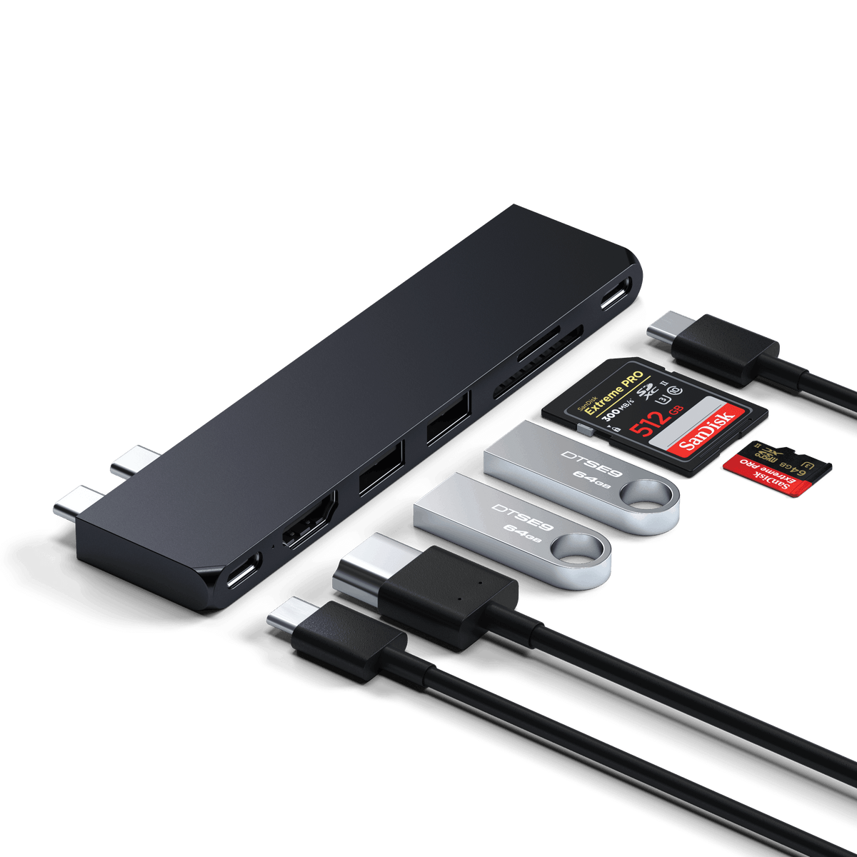Pro Hub Slim Satechi Midnight