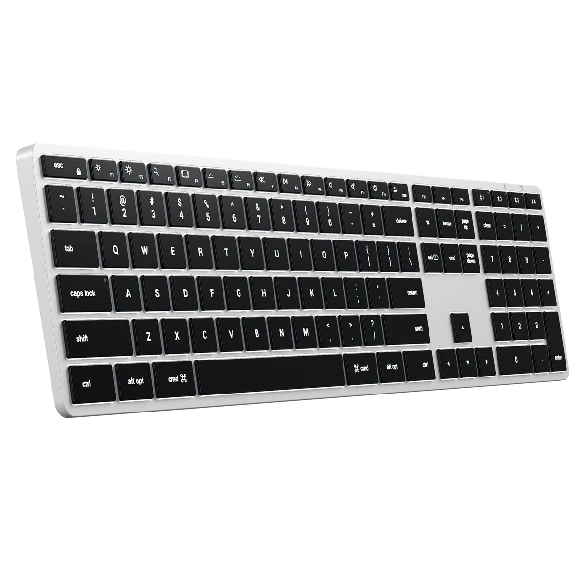 Slim X3 Bluetooth Backlit Keyboard Keyboards Satechi Silver