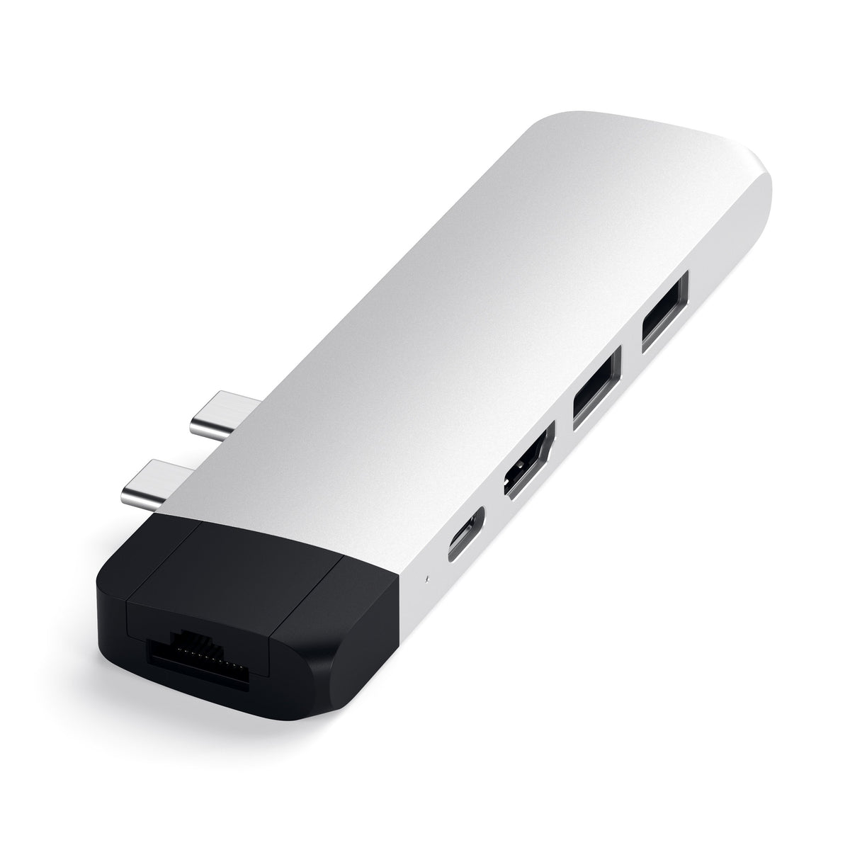 Type-C Pro Hub Adapter with Ethernet Hubs & Adapters ### Hubs Satechi Silver