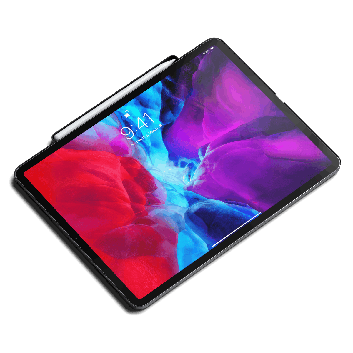 Vegan-Leather Magnetic Case For iPad Pro Case Satechi 12.9"